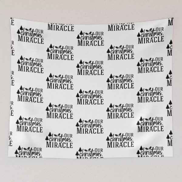 Item preview, Our Christmas Miracle - Sweet Inspirational Festive Holiday Spirit Gift designed and sold by FuzionRaptor.