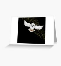 Owl Flight Tote Bag Greeting Card