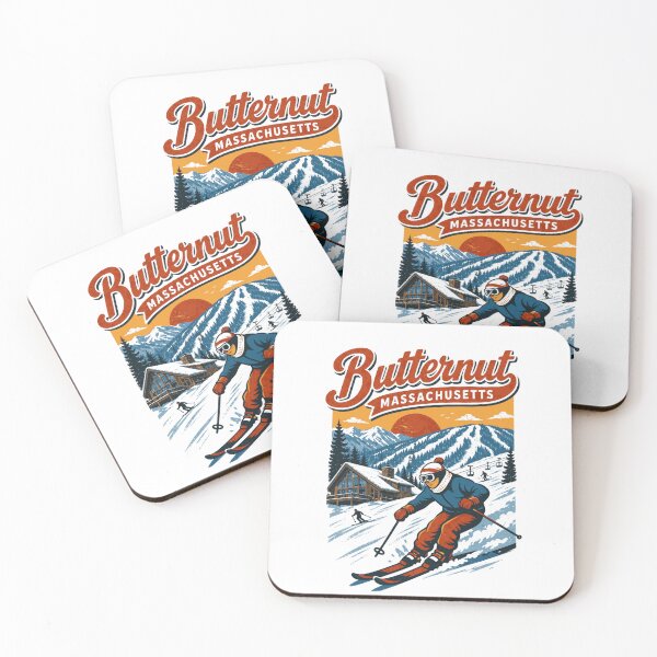 Item preview, Butternut Massachusetts Ski Resort Retro Winter Travel designed and sold by JackCurtis1991.
