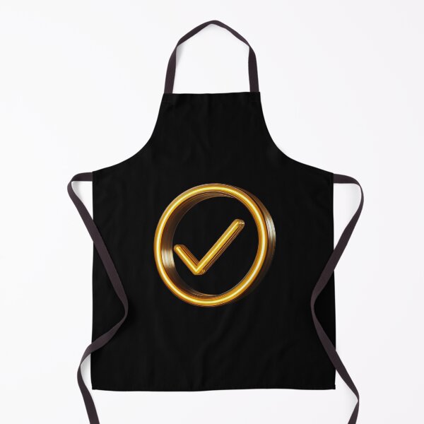 Item preview, 3D Glowing Golden Neon Checkmark Icon designed and sold by Creatby7030.