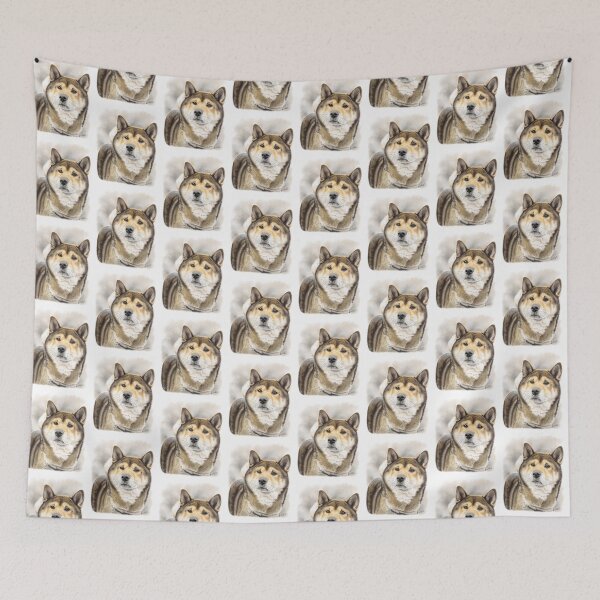 Item preview, Japanese Shiba Inu Dog designed and sold by CarlaJaneArt.