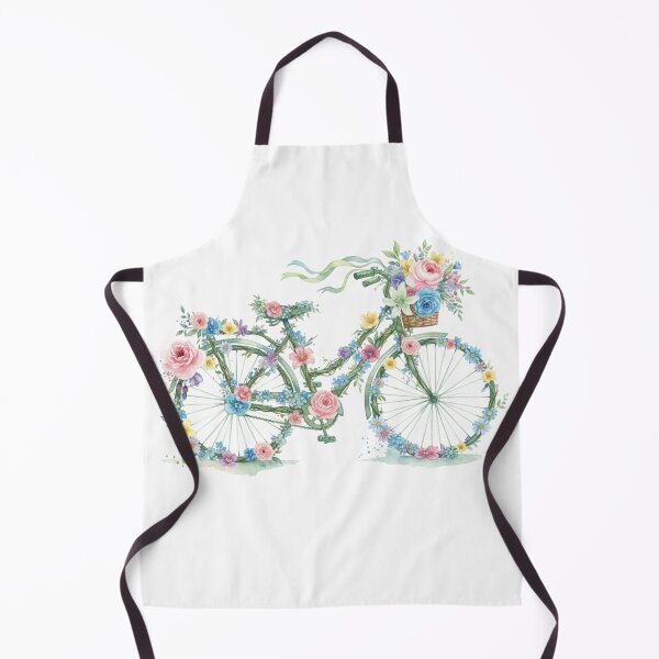 Item preview, Floral Bicycle Watercolor designed and sold by DesignDare.