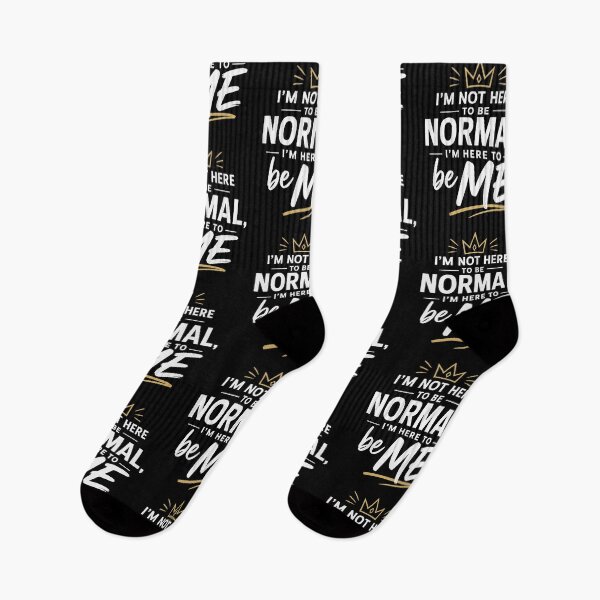 Item preview, I’m Not Here to Be Normal, I’m Here to Be Me – Be Yourself Design designed and sold by FreshPixelArt.