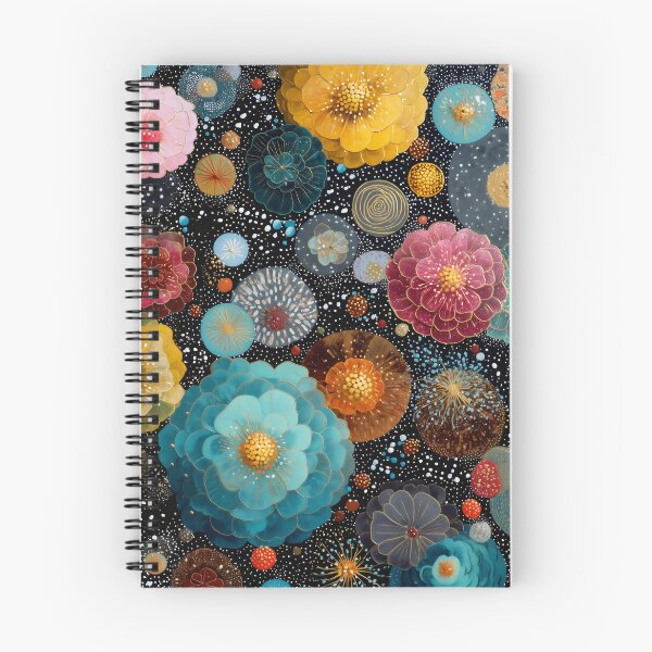 Item preview, Vibrant Celestial Garden Abstract Botanical Art designed and sold by LuminousFoundry.