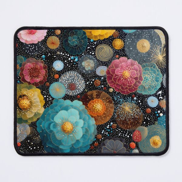 Item preview, Vibrant Celestial Garden Abstract Botanical Art designed and sold by LuminousFoundry.