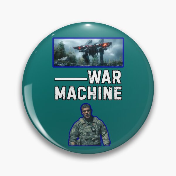 Item preview, War Machine Netflix designed and sold by WoodburyLake.