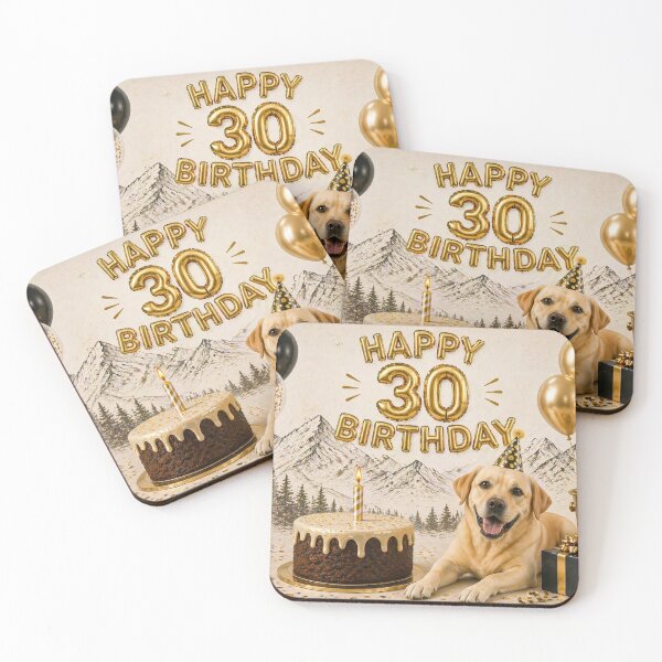 Item preview, Labrador 30th Birthday Dog Card designed and sold by GivingJoy.