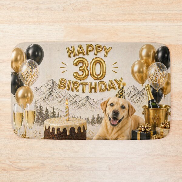 Item preview, Labrador 30th Birthday Dog Card designed and sold by GivingJoy.