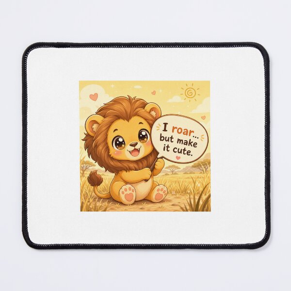 Item preview, Cute Chibi Lion - I Roar But Make It Cute designed and sold by Sticker shop 007.
