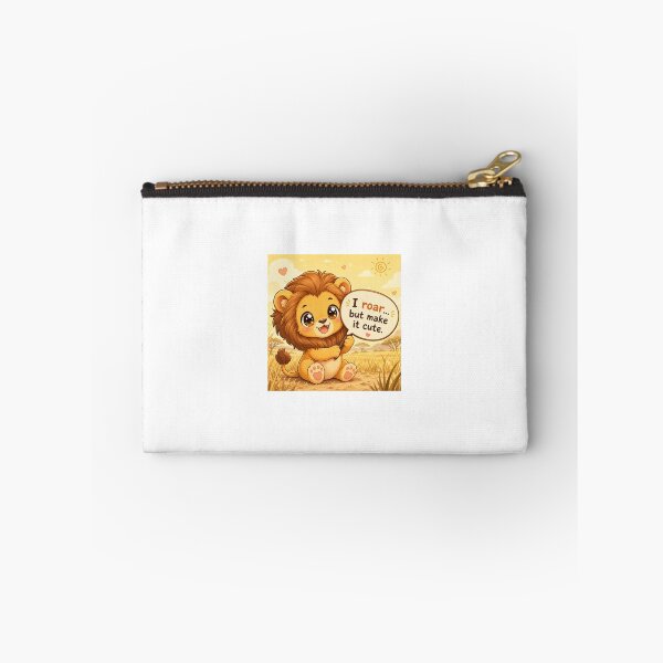 Item preview, Cute Chibi Lion - I Roar But Make It Cute designed and sold by Sticker shop 007.