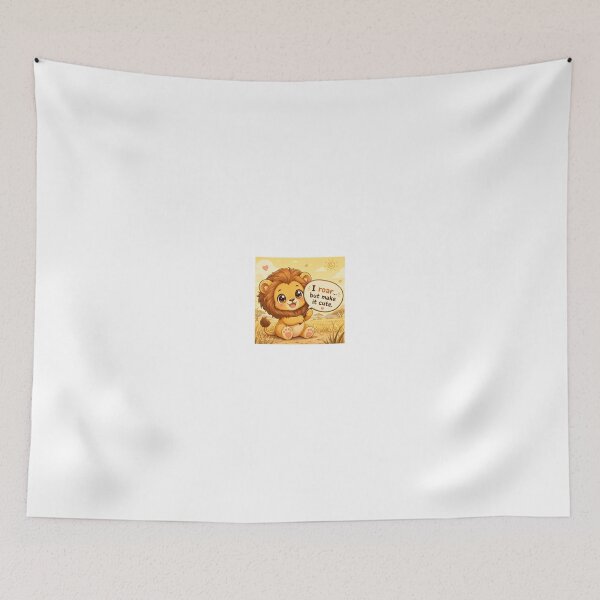 Item preview, Cute Chibi Lion - I Roar But Make It Cute designed and sold by Sticker shop 007.