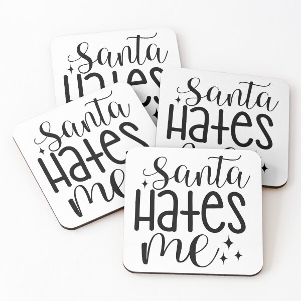 Item preview, Santa Hates Me - Sarcastic Christmas Feeling Humor designed and sold by FuzionRaptor.