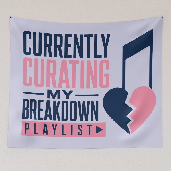 Item preview, Curating My Breakdown Playlist designed and sold by xmoudx.