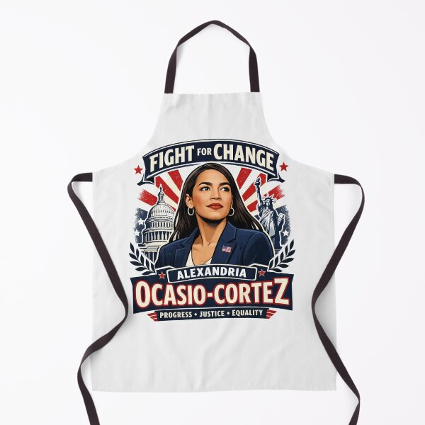 Item preview, Alexandria Ocasio-Cortez Fight for Change Progress Justice designed and sold by Owcomm.
