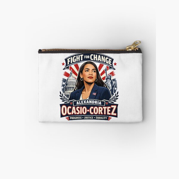 Item preview, Alexandria Ocasio-Cortez Fight for Change Progress Justice designed and sold by Owcomm.