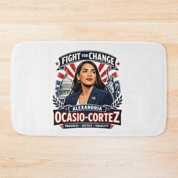 Item preview, Alexandria Ocasio-Cortez Fight for Change Progress Justice designed and sold by Owcomm.