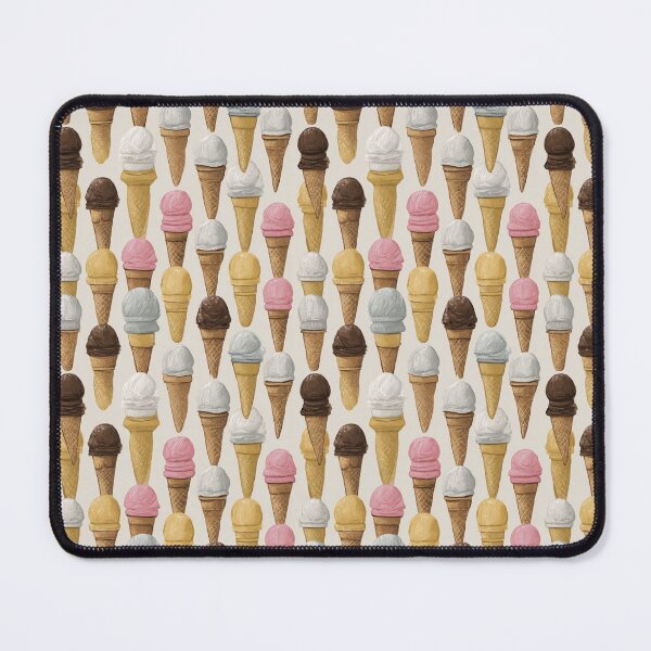 Item preview, Vintage Ice Cream Cone Dessert Pattern designed and sold by NicolasGlowArt.