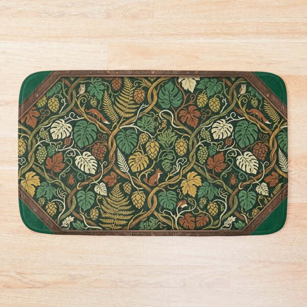 Item preview, Enchanted Woodland Tapestry: Vintage Octagonal Botanical designed and sold by MCUL.