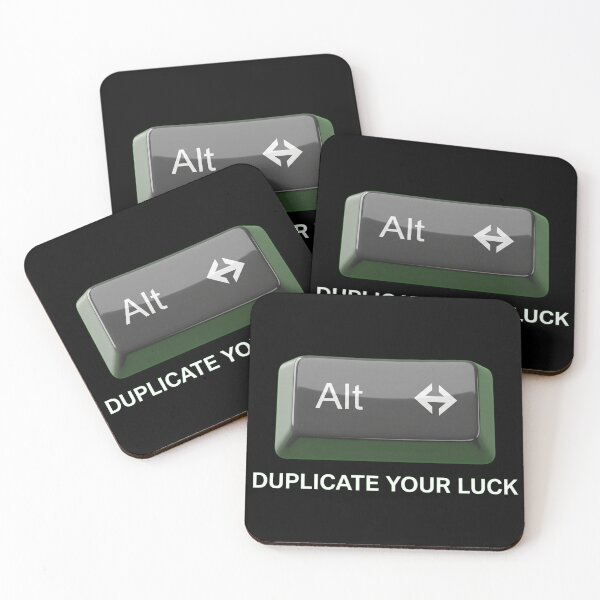 Item preview, Duplicate Your Luck Alt Key Funny Graphic Designer Humor designed and sold by AkDesign022.