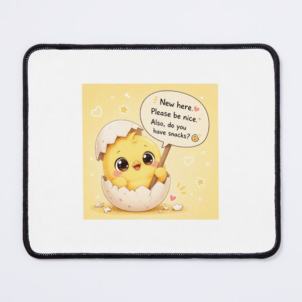 Item preview, Cute Chibi Chick - New Here Do You Have Snacks? designed and sold by Sticker shop 007.