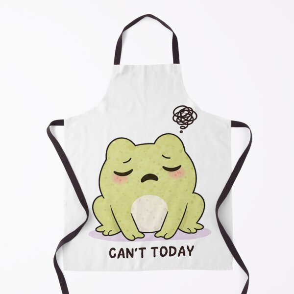 Item preview, Can’t Today Frog | Cute Kawaii Aesthetic | Overwhelmed Mood Design designed and sold by The Mood Index.