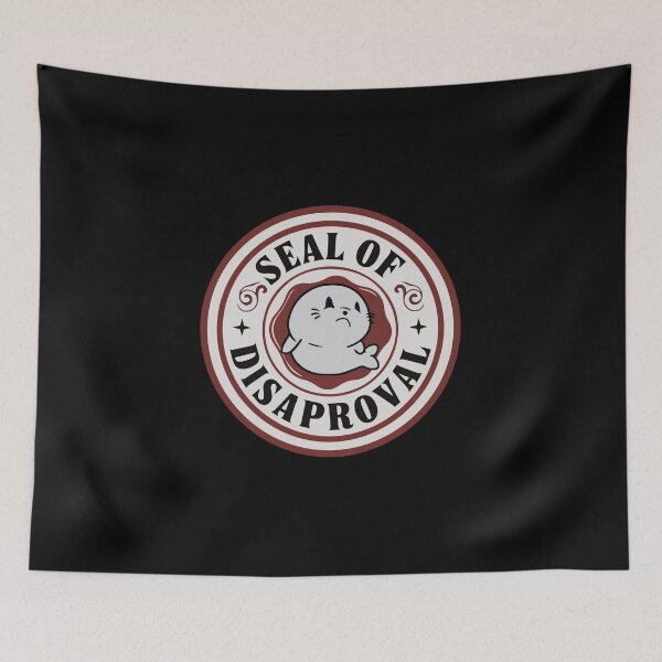 Item preview, Seal of DISapproval - Cute Funny Pun designed and sold by ClubVacay.
