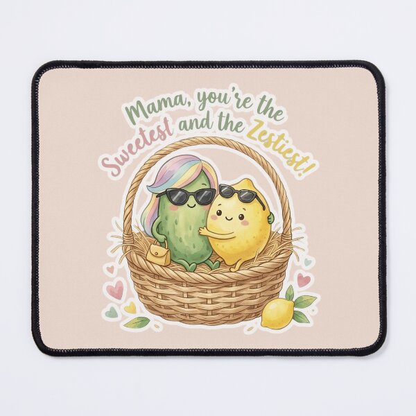 Item preview, Mama Sweetest and Zestiest Funny Lemon Pickle Mother's Day Gift designed and sold by Basma Designs | Funny Shirts, Stickers & Mugs.