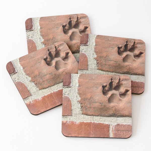 Item preview, Paw Print on Brick Wall designed and sold by sneidere9dace.