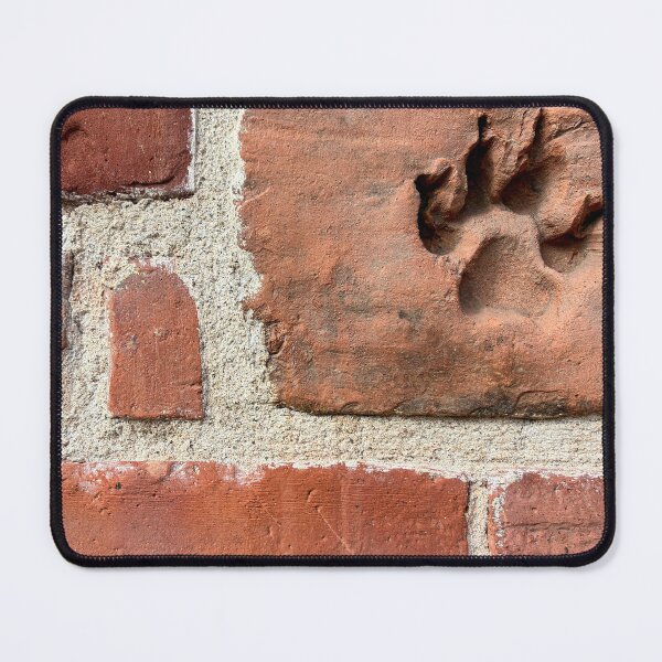 Item preview, Paw Print on Brick Wall designed and sold by sneidere9dace.