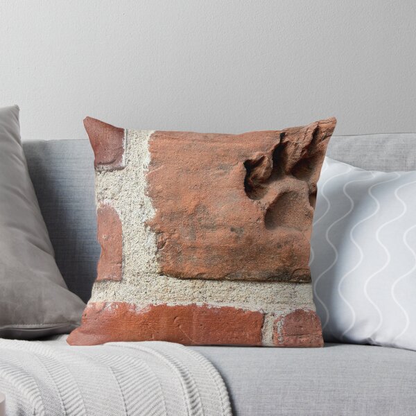 Item preview, Paw Print on Brick Wall designed and sold by sneidere9dace.