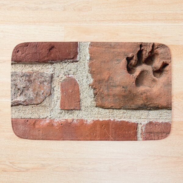 Item preview, Paw Print on Brick Wall designed and sold by sneidere9dace.