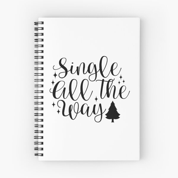 Item preview, Single All The Way Christmas - Funny Festive Positive Holiday Spirit Gift designed and sold by FuzionRaptor.