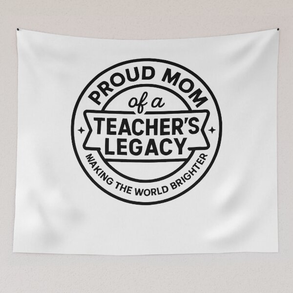 Item preview, Proud Mom of an Amazing Teacher designed and sold by SiarheiYur.