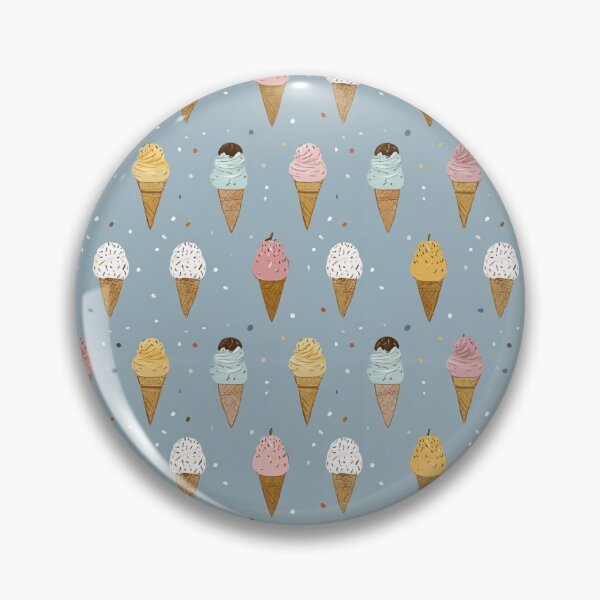 Item preview, Sweet Ice Cream Cones Pattern Summer Dessert Lover designed and sold by NicolasGlowArt.