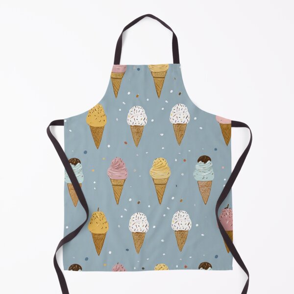 Item preview, Sweet Ice Cream Cones Pattern Summer Dessert Lover designed and sold by NicolasGlowArt.