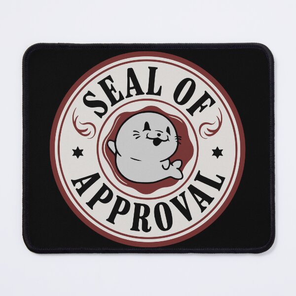 Item preview, Seal of Approval - Cute Funny Pun designed and sold by ClubVacay.