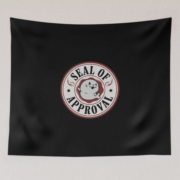 Item preview, Seal of Approval - Cute Funny Pun designed and sold by ClubVacay.