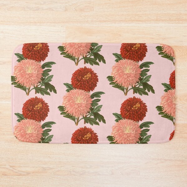 Item preview, vintage pink and red flowers designed and sold by okapia concolor.