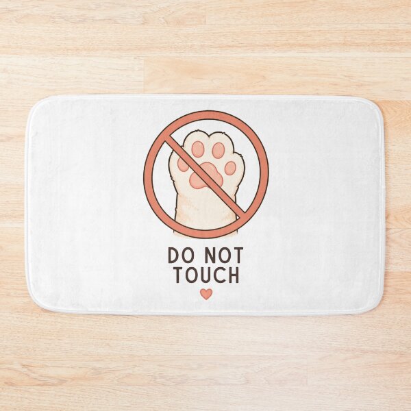 Item preview, Do Not Touch Cat Paw | Cute Kawaii Aesthetic | Funny Boundaries Design designed and sold by The Mood Index.