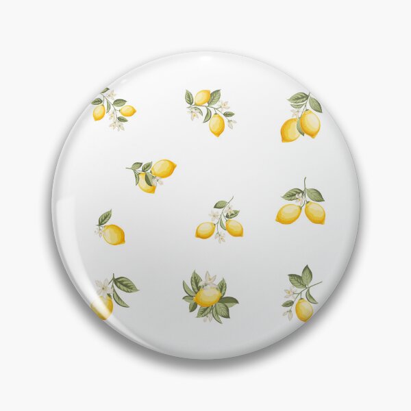 Item preview, Watercolor Lemon Fruit Branches with Blossom  designed and sold by silviaol.