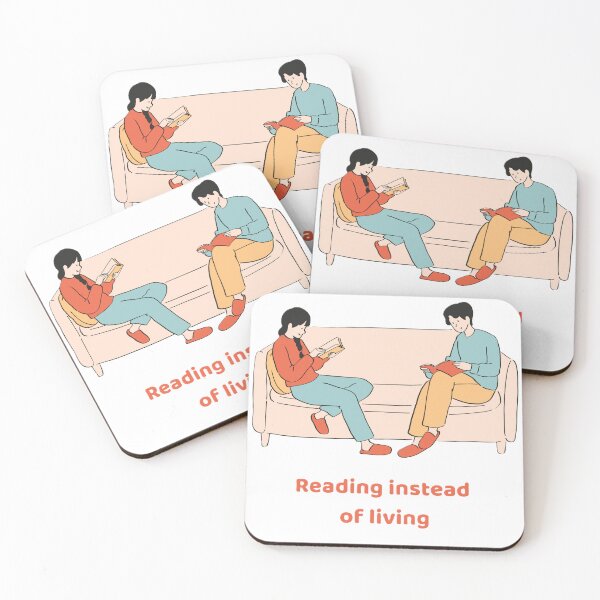 Item preview, Reading instead of living designed and sold by creativityisfun.