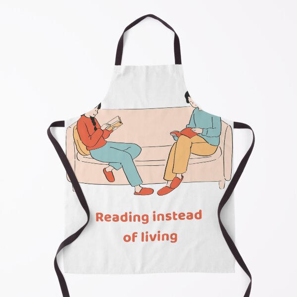 Item preview, Reading instead of living designed and sold by creativityisfun.