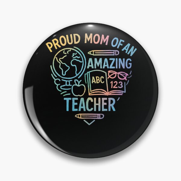 Item preview, Proud Mom of an Amazing Teacher designed and sold by SiarheiYur.