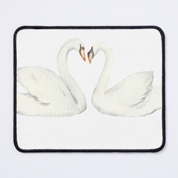 Item preview, White Swans with heart designed and sold by Ivanka.art.