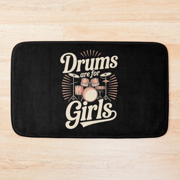 Item preview, Drums are for Girls designed and sold by jkrphoto.