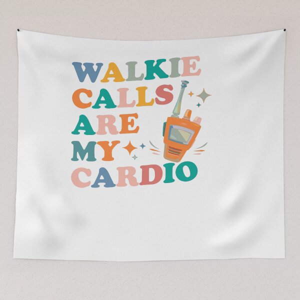 Item preview, Walkie Calls Are My Cardio - To all beautiful special education SPED Teacher beautiful Groovy design  designed and sold by Artsy Apparels.