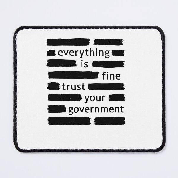 Item preview, Trust Your Government Satire designed and sold by SiarheiYur.
