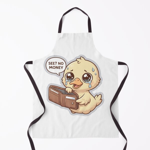 Item preview, See No Money Funny Duck Design– Broke Meme Cute Kawaii Design designed and sold by ColorFlick.