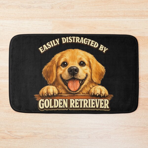 Item preview, EASILY DISTRACTED BY Golden retriever designed and sold by Yassineea65.