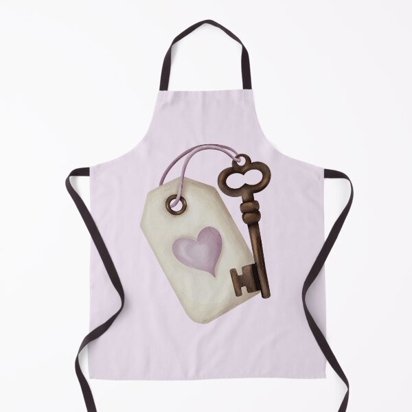 Item preview, Vintage Skeleton Key with Heart Label Tag designed and sold by ArtTinulyaOk.
